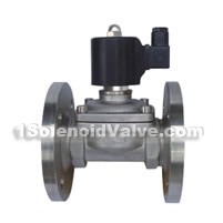 2W-50JF Type Stainless Steel Flange magnetic valve