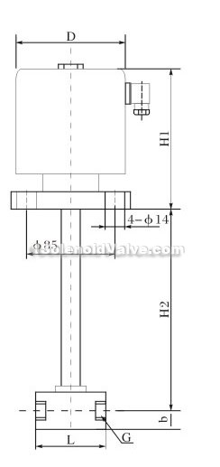 V2A minitype dimension drawing