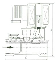 DF-25 DF(ZCS) magnetic valve for liquid constructral diagram(pic1)