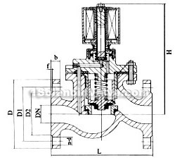 Pilot piston type dimension drawing(pic1)