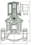 ZCZ series steam dimension drawing